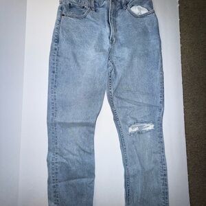 Abercrombie & Fitch Light Blue High Rise Skinny Jeans